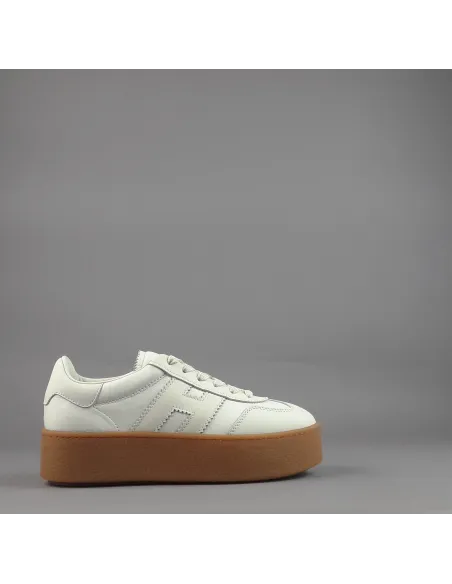 Hogan \ Sneakers Donna H698 Pelle Panna Prezzo 450,00