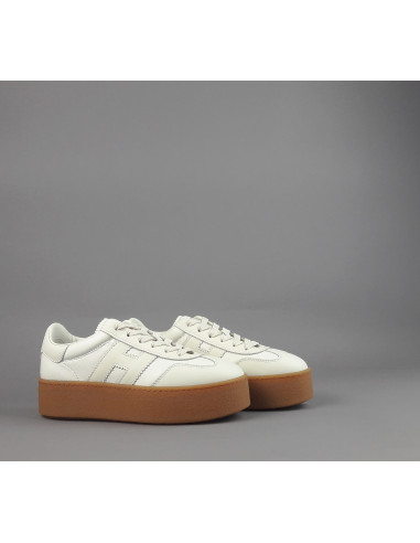 Hogan \ Sneakers Donna H698 Pelle Panna Prezzo 450,00