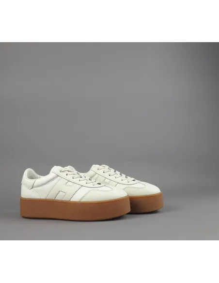 Hogan \ Sneakers Donna H698 Pelle Panna Prezzo 450,00