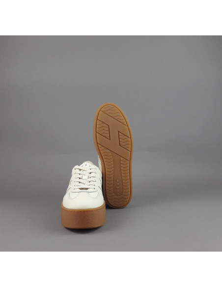 Hogan \ Sneakers Donna H698 Pelle Panna Prezzo 450,00