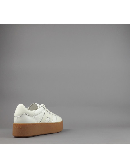 Hogan \ Sneakers Donna H698 Pelle Panna Prezzo 450,00