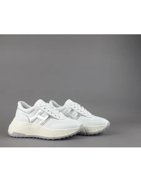 Hogan \ H669 Donna Pelle Bianco H Argento Prezzo 470,00
