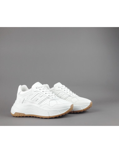 Hogan \ H669 Donna Pelle Bianco H Cucita Prezzo 470,00