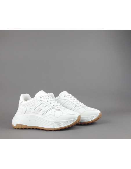 Hogan \ H669 Donna Pelle Bianco H Cucita Prezzo 470,00