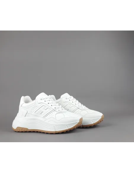 Hogan \ H669 Donna Pelle Bianco H Cucita Prezzo 470,00