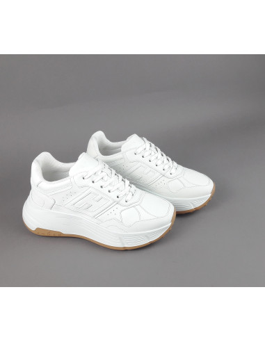 Hogan \ H669 Donna Pelle Bianco H Cucita Prezzo 470,00