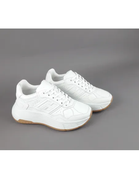 Hogan \ H669 Donna Pelle Bianco H Cucita Prezzo 470,00