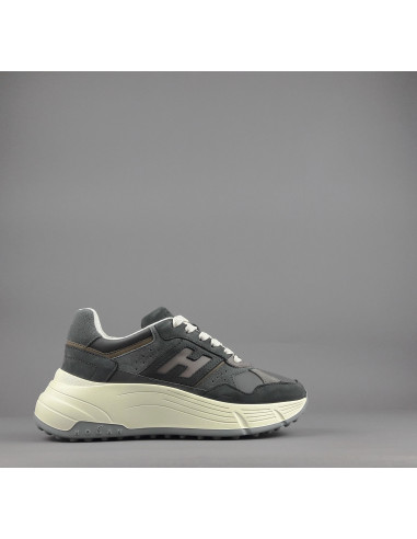 Hogan \ H669 Donna Nabuk Camoscio Grigio Scuro Prezzo 470,00