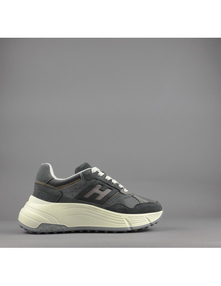 Hogan \ H669 Donna Nabuk Camoscio Grigio Scuro Prezzo 470,00