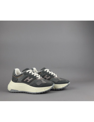 Hogan \ H669 Donna Nabuk Camoscio Grigio Scuro Prezzo 470,00