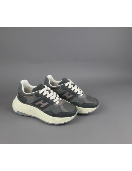 Hogan \ H669 Donna Nabuk Camoscio Grigio Scuro Prezzo 470,00