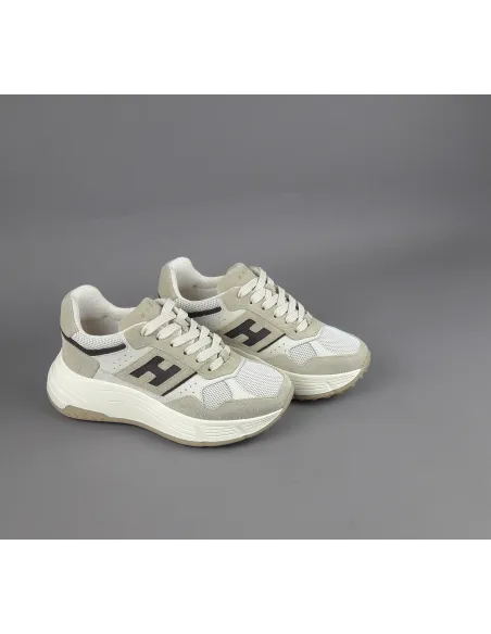 Hogan \ H669 Donna Camoscio Tela Beige Prezzo 470,00