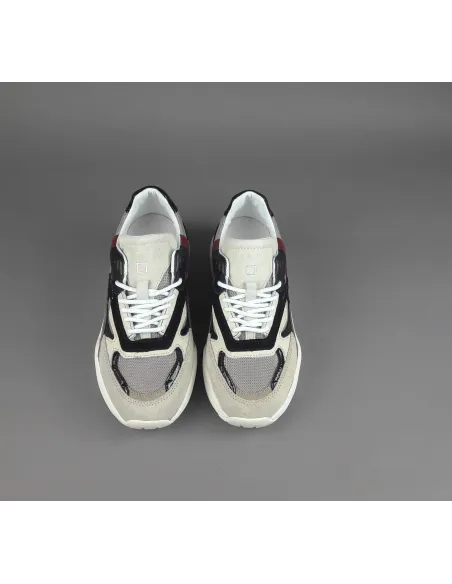 D.A.T.E. \ Fuga Sneakers Donna Camoscio Tela Avorio Prezzo 205,00