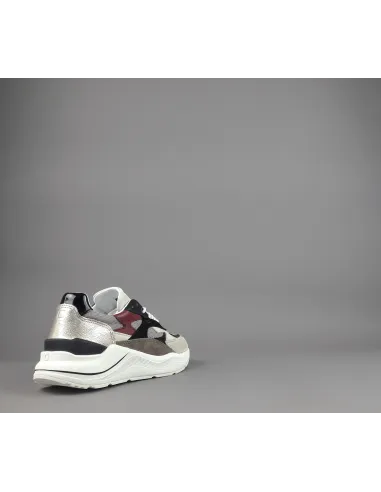D.A.T.E. \ Fuga Sneakers Donna Camoscio Tela Avorio Prezzo 205,00