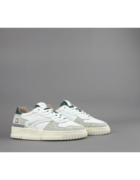 D.A.T.E. \ Sneakers Torneo Uomo Pelle Bianco Prezzo 185,00