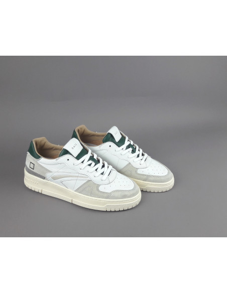 D.A.T.E. \ Sneakers Torneo Uomo Pelle Bianco Prezzo 185,00