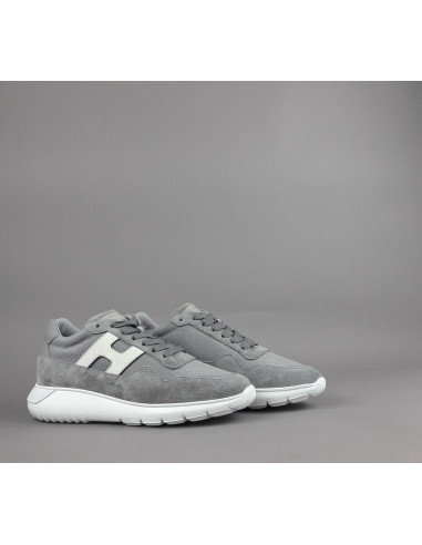 Hogan \ Interactive3 Uomo Camoscio Tela Grigio Prezzo 390,00