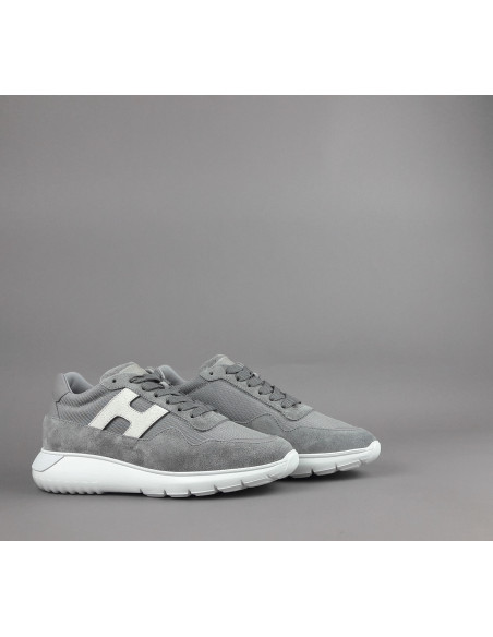 Hogan \ Interactive3 Uomo Camoscio Tela Grigio Prezzo 390,00