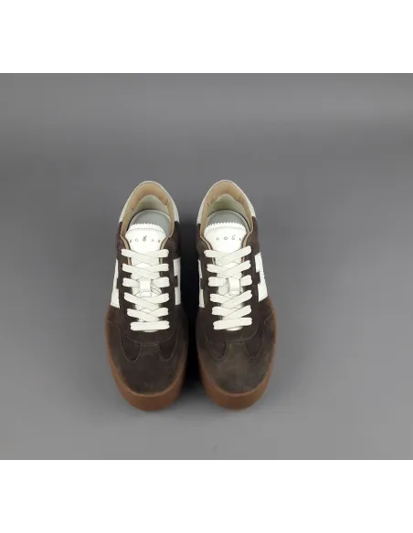 Hogan \ Sneakers Donna H698 Camoscio Marrone Scuro Prezzo 450,00