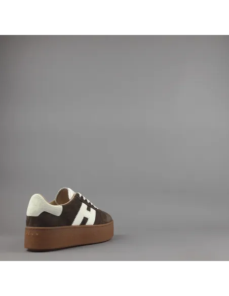 Hogan \ Sneakers Donna H698 Camoscio Marrone Scuro Prezzo 450,00