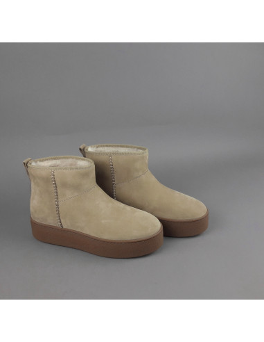 Hogan \ Tronchetto Donna H698 Nabuk Beige Prezzo 490,00