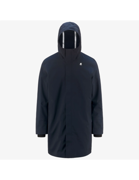 K-Way \ Giubbino Lungo Uomo Thomas Bonded Blu Scuro Prezzo 350,00