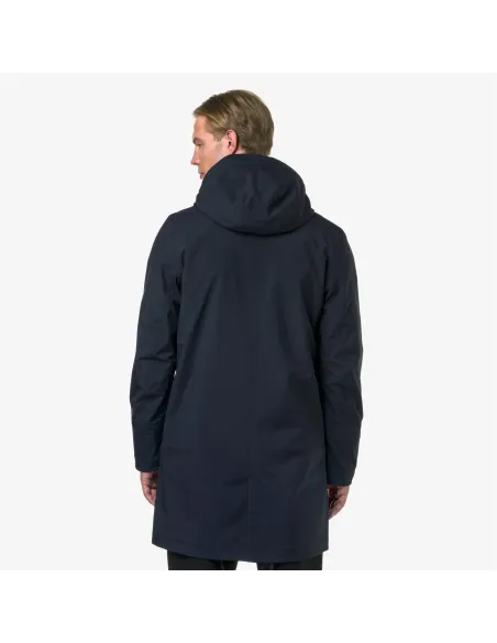 K-Way \ Giubbino Lungo Uomo Thomas Bonded Blu Scuro Prezzo 350,00