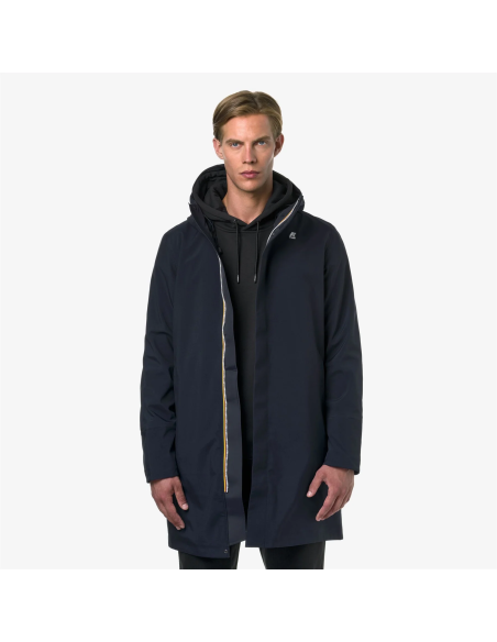 K-Way \ Giubbino Lungo Uomo Thomas Bonded Blu Scuro Prezzo 350,00