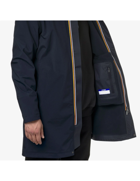 K-Way \ Giubbino Lungo Uomo Thomas Bonded Blu Scuro Prezzo 350,00