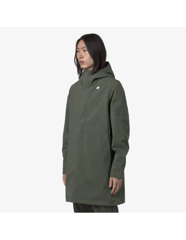 K-Way \ Giubbino Lungo Uomo Thomas Bonded Verde Militare Prezzo 350,00
