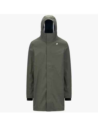 K-Way \ Giubbino Lungo Uomo Thomas Bonded Verde Militare Prezzo 350,00