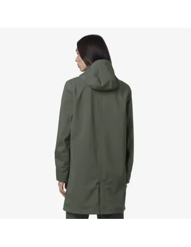 K-Way \ Giubbino Lungo Uomo Thomas Bonded Verde Militare Prezzo 350,00