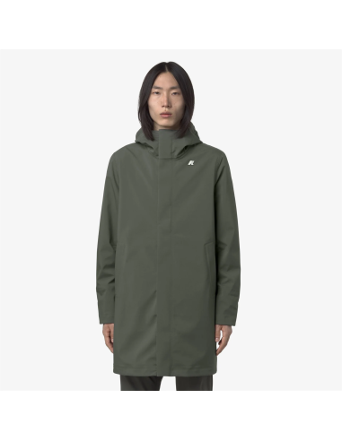 K-Way \ Giubbino Lungo Uomo Thomas Bonded Verde Militare Prezzo 350,00