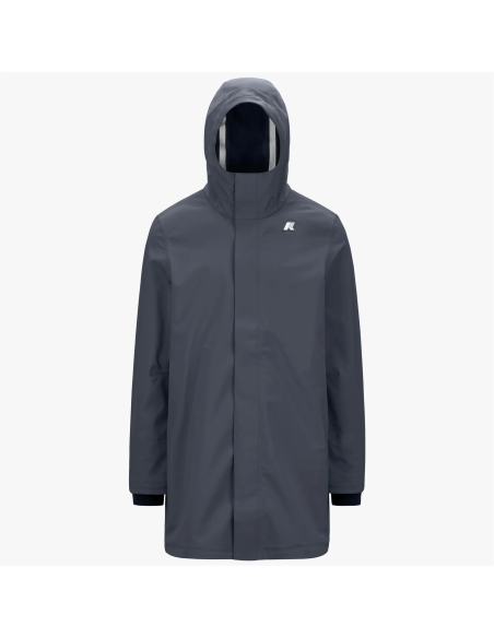 K-Way \ Giubbino Lungo Uomo Thomas Bonded Blu Grigio Prezzo 350,00