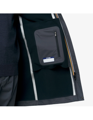 K-Way \ Giubbino Lungo Uomo Thomas Bonded Blu Grigio Prezzo 350,00