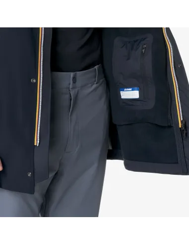 K-Way \ Giubbino Medio Uomo Marlyn Bonded Blu Scuro Prezzo 350,00