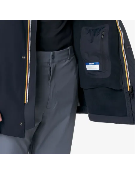 K-Way \ Giubbino Medio Uomo Marlyn Bonded Blu Scuro Prezzo 350,00