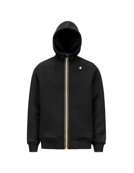 K-Way \ Felpa Giacca Uomo Rainer Scuba Stretch Nero Prezzo 150,00