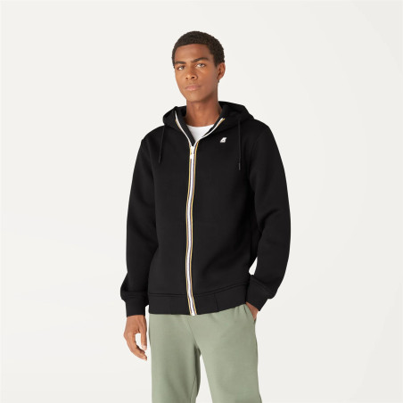 K-Way \ Felpa Giacca Uomo Rainer Scuba Stretch Nero Prezzo 150,00