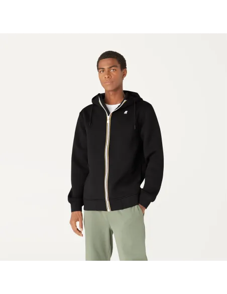 K-Way \ Felpa Giacca Uomo Rainer Scuba Stretch Nero Prezzo 150,00
