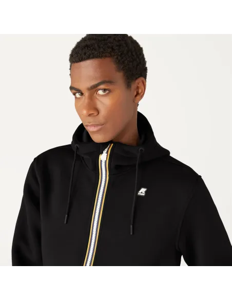 K-Way \ Felpa Giacca Uomo Rainer Scuba Stretch Nero Prezzo 150,00