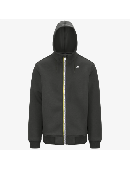 K-Way \ Felpa Giacca Uomo Rainer Scuba Stretch Verde Militare Prezzo 150,00
