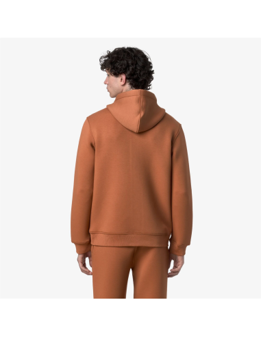 K-Way \ Felpa Giacca Uomo Rainer Scuba Stretch Arancione Scuro Prezzo 150,00