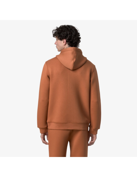 K-Way \ Felpa Giacca Uomo Rainer Scuba Stretch Arancione Scuro Prezzo 150,00