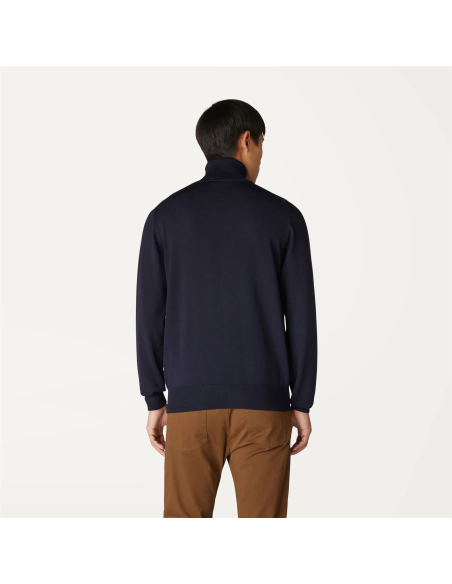 K-Way \ Maglia Collo Alto Uomo Henry Blu Scuro Prezzo 140,00