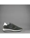 Philippe Model \ Sneakers Uomo New Tropez Camoscio Tela Verde Militare Prezzo 295,00