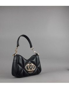 Love Moschino \ Borsa A Spalla Donna Pu Nero Prezzo 199,00