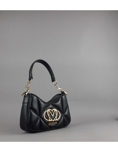 Love Moschino \ Borsa A Spalla Donna Pu Nero Prezzo 199,00