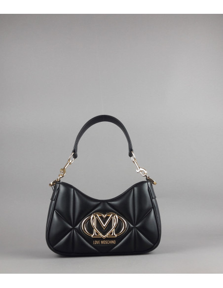 Love Moschino \ Borsa A Spalla Donna Pu Nero Prezzo 199,00