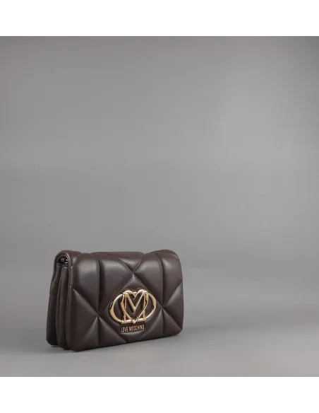 Love Moschino \ Pochette Donna Pu Marrone Scuro Prezzo 160,00